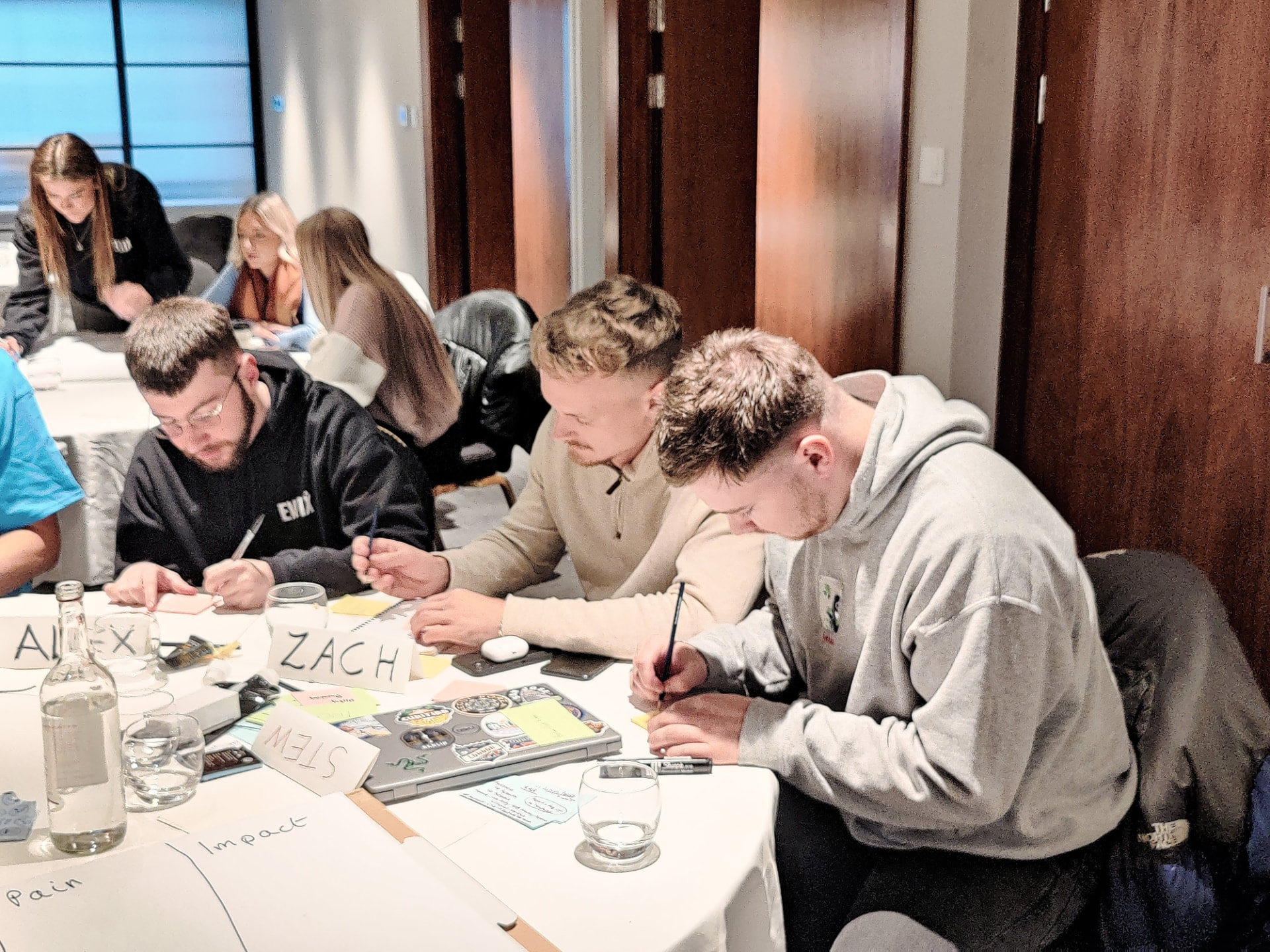 Team working outdoors at the Revenue Retreat